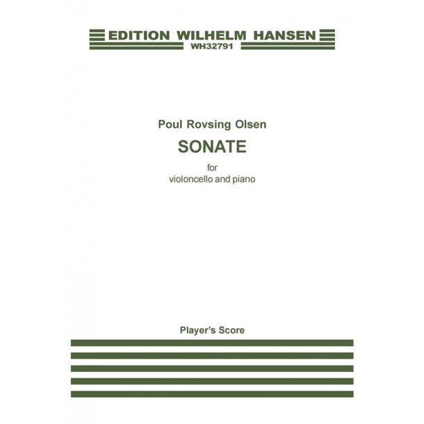 Poul Rosing Olsen: Sonate  (Player's Score)