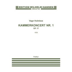 Vagn Holmboe: Chamber Concerto No.1 Op.17 (Score)