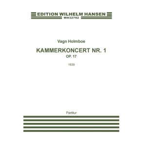 Vagn Holmboe: Chamber Concerto No.1 Op.17 (Score)