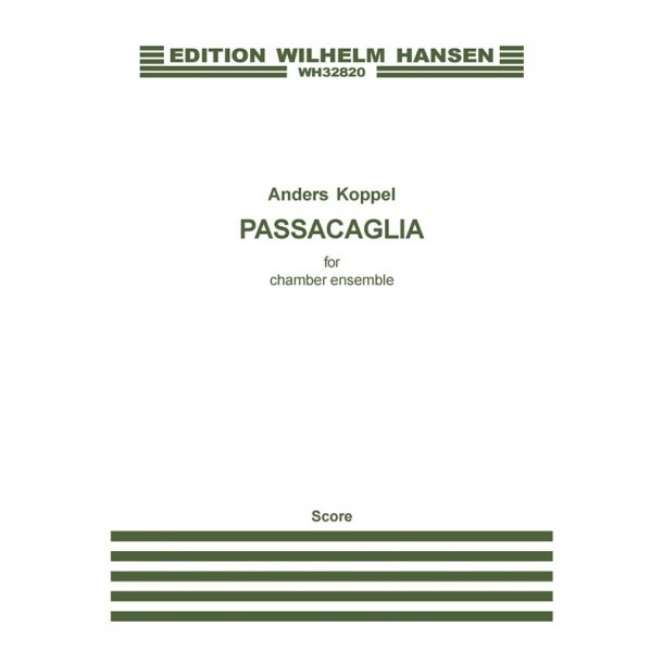 Anders Koppel: Passacaglia (Score)