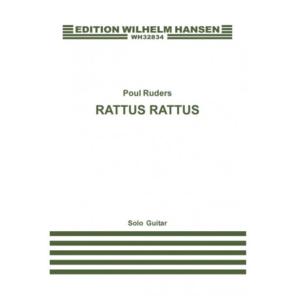 Poul Ruders: Rattus Rattus (Guitar Solo)