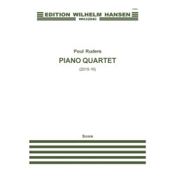 Poul Ruders: Piano Quartet (Score)