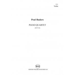 Poul Ruders: Piano Quartet (Parts)