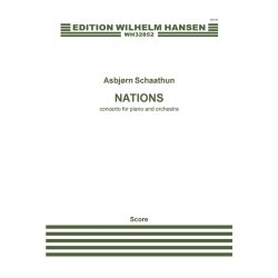 Asbj&oslash;rn Schaathun: Nations - Concerto For Piano And Orchestra (Score)
