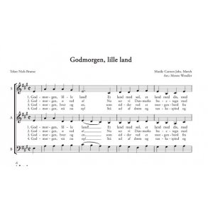 Carsten Mørch / Merete Wendler (Arr.): Godmorgen Lille Land (SAB)