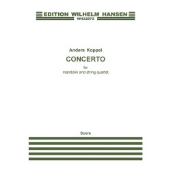 Anders Koppel: Concerto For Mandolin And String Quartet (Score)