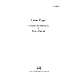 Anders Koppel: Concerto For Mandolin And String Quartet (Parts)