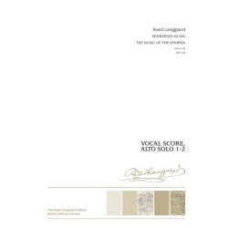 Rued Langgaard: Sf&aelig;rernes Musik / The Music Of The Spheres (Score)