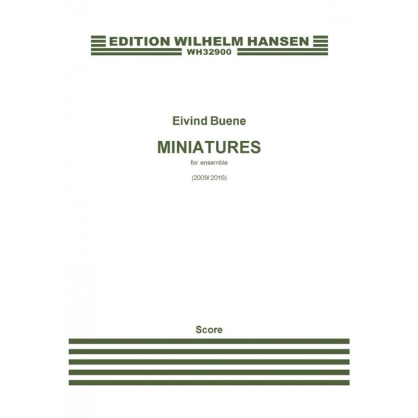 Eivind Buene: Miniatures (Score)