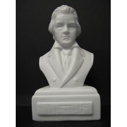 Composer Bust: Beethoven (Porcelain)