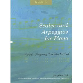 Josephine Koh: Scales And Arpeggios For Piano - Fingering Method (Grade 6)