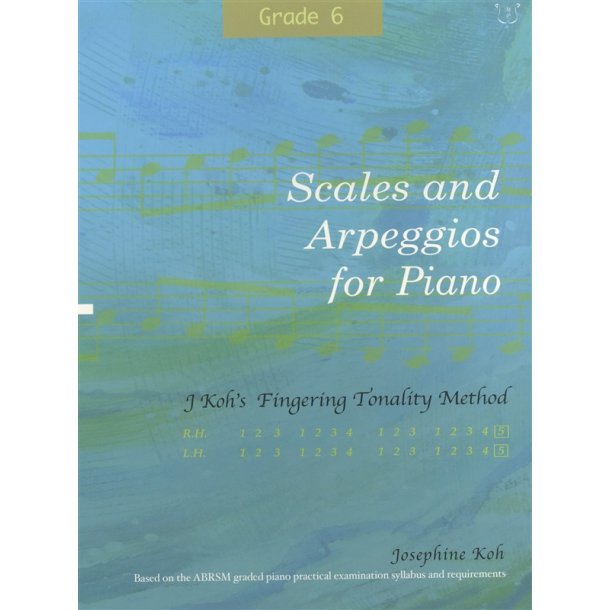 Josephine Koh: Scales And Arpeggios For Piano - Fingering Method (Grade 6)