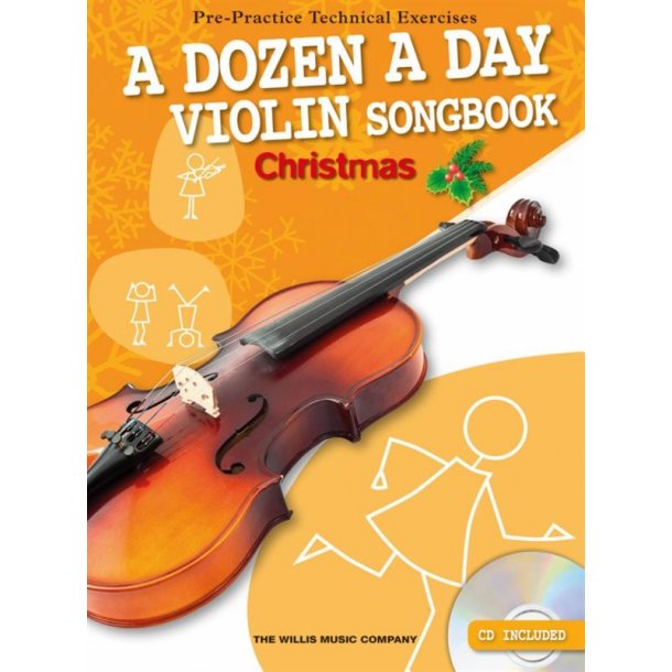A Dozen A Day Violin Songbook: Christmas (Book/CD)