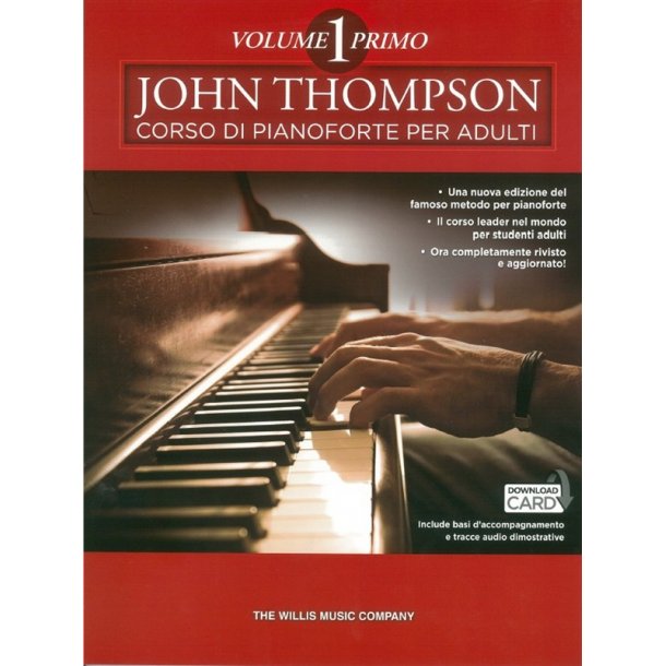 John Thompson: Corso Di Pianoforte Per Adulti (Libro/Download Card)