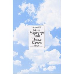 Woodstock Music Manuscript Paper: 12 Stave - 32 pages (A4 Spiral)