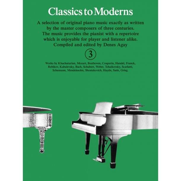 Classics To Moderns Book 3