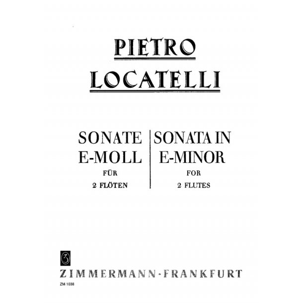 Locatelli: Sonata E Minor