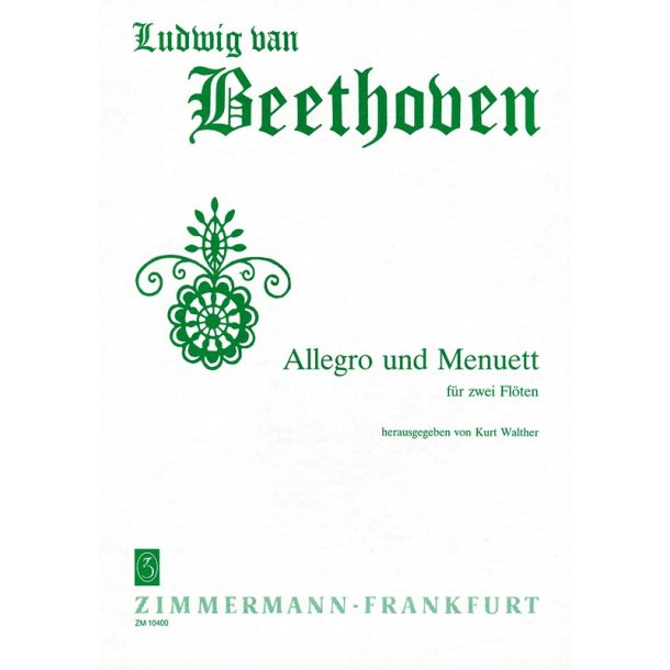 Ludwig Van Beethoven: Allegro And Menuet