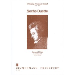 Mozart: 6 Duets Book 1 K156