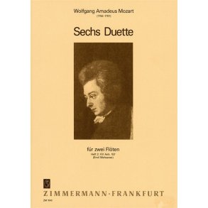 W.A. Mozart: Sechs Duette Fur Zwei Floten KV.157