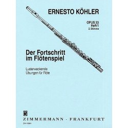 Ernesto Kohler: The Flautist's Progress Op.33 Book 1 (Flute 2 Part)