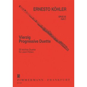 Ernesto Kohler: Vierzig Progressive Duette Op. 55 Heft 1