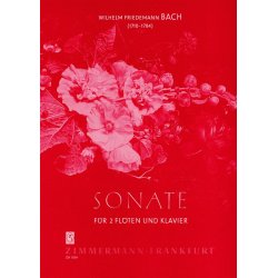 Bach, Wf: Sonata D Major