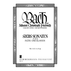 Bach, Jcf: Sonata No 6
