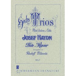 Josef Haydn: Sechs Trios Fur Flote + Piano- Book 1