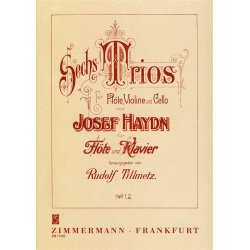 Sechs Trios Heft 2 Fr Flte Und Klavi