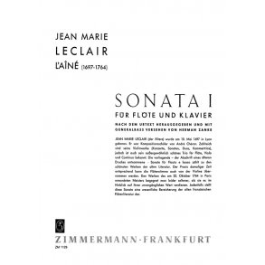 Leclair: Sonata No 1 E Minor
