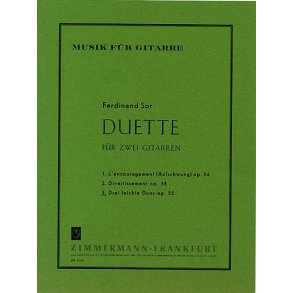 Ferdinand Sor: 3 Easy Duos Op.55