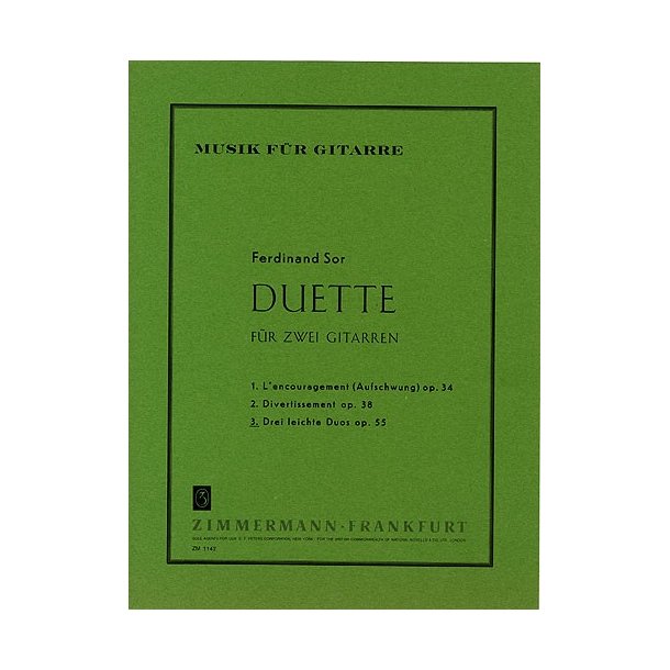 Ferdinand Sor: 3 Easy Duos Op.55