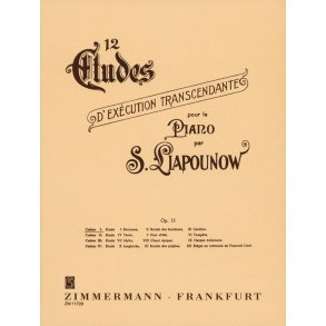 Sergei Liapunov: 12 Etudes Op.11 Nos.1-3