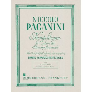 Niccolo Paganini: Cantabile No.8 (Violin/Guitar)