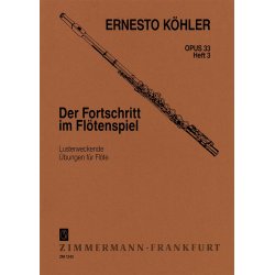 Ernesto Kohler: Flautists Progress Op.33 Book 3