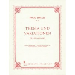 Franz Strauss: Thema Und Variationen Op.13