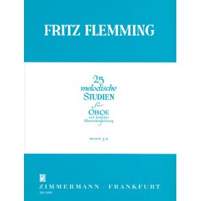 Flemming: 25 Melodic Studies Oboe Book 1
