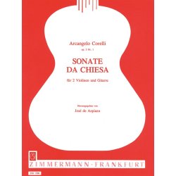 Sonata Da Chiesa Op. 3,1 Fr 2 Violin