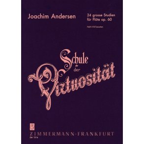 Andersen, J: School Of Virtuosity Op 60 Book 2