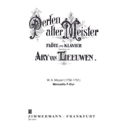 Mozart: Menuetto F Major