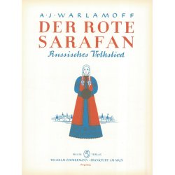 Der Rote Sarafan Fr Gesang Und Klavi