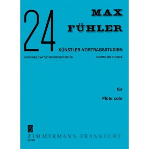 24 Knstler-vortragsstudien Fr Flte S