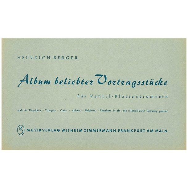 Album Beliebter Vortragsstcke Fr Ven