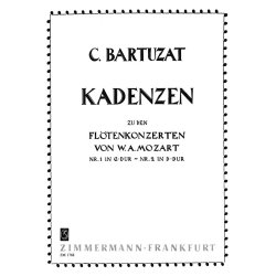 Kadenzen Zu Den Fltenkonzerten G-dur