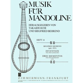 Siegfried Behrend: Invention/Drei Mementos