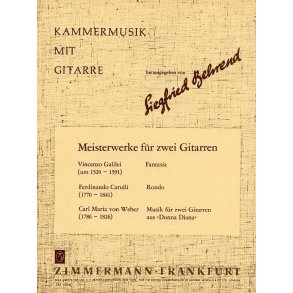 Meisterwerke Fur Zwei Gitarren