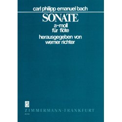 Bach, Cpe: Sonata A Minor Wq 132