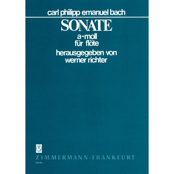 Bach, Cpe: Sonata A Minor Wq 132