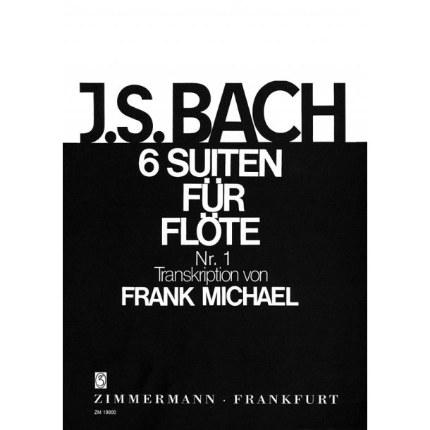 J.S. Bach: Suite No.1 In G BWV 1007 (Flute)